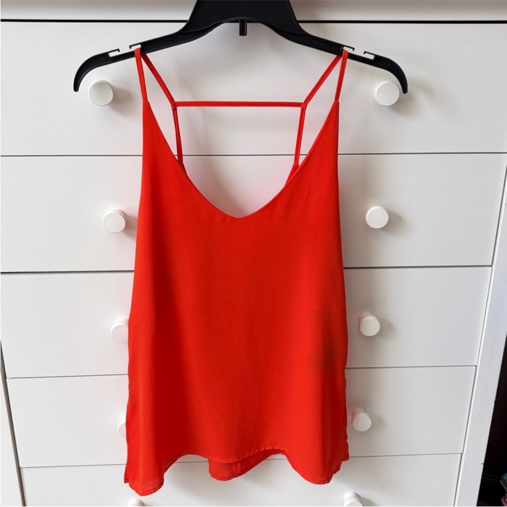 🧡 H&M Women’s Size 4 Orange Strappy Tank Top